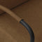 vidaXL Fauteuil stof bruin