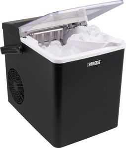 Princess 283098 - IJsblokjesmaker - 9 blokjes in 6 minuten - 1,75L - Zwart - 150 Watt - Zelfreinigingsfunctie