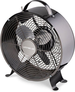 Lifetime Air Tafelventilator - 20CM - 2 Snelheden - Zwart