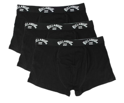 Billabong Boxershorts - 3-pack - 95% katoen 5% elastaan - zwart (3-pack)