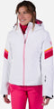 Rossignol Strawpile - Ski Jas - Waterdicht 20000 mm - Wit/Roze - Maat L