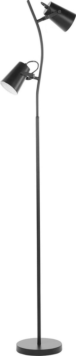 FLINT - Staande lamp - Zwart - Staal