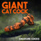 Sabretooth - Silicone Dildo - Orange/Black