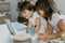 Kiddy Wash Kinderwastafel - 38,5 x 38 x 10 cm - Wit/Grijs