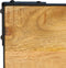 vidaXL - Eettafel - 140x80x76 - cm - massief - mangohout