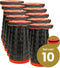 Opvouwbare kruk extra strong rood per 10 - telescopische kruk - 250 kg - inklapbare kruk - draagbaar - kampeerstoel - opstapkrukje