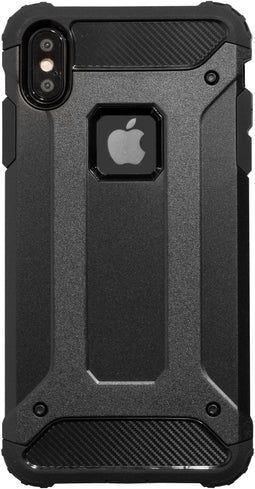 Mobiparts Rugged Shield Case - Soft case - TPU - Zwart