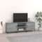 vidaXL - Tv-meubel - 150x30x50 - cm - bewerkt - hout - grijs - sonoma - eikenkleurig