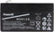 Exide Powerfit S312 / 1,2S PB-loodbatterij 12 volt, 1200 mAh met Faston-contact van 4,8 mm