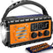 XSY 350 - Noodradio - 20000mAh PowerBank - Zonnepaneel - Leeslamp - Oranje