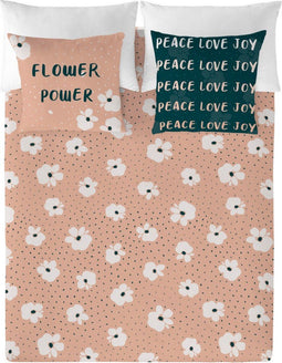 Noorse hoes Popcorn Suri (220 x 220 cm) (Bed van 135/140)