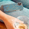 iMoshion Hoesje Geschikt voor Samsung Galaxy S9 Hoesje Siliconen - iMoshion Design hoesje - Blauw / Meerkleurig / Goud / Blue Graphic