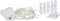 Home comfort Snoer met lichtknijpers - 16 LED knijpers - Transparant - Kunststof - 240 cm