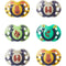 Fopspenen - TOMMEE TIPPEE - FUN - 18-36 maanden - Set van 6 - Symmetrische orthodontische vorm -...