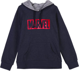 KIDS HOODIE COTTON BRUSHED MARVEL - 12 YEARS