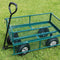 Draper Tools Tuinwagen staalgaas 86,5x46,5x21 cm groen en zwart