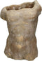 SVJ Home Decorations Torso Bloempot - 21 x 13 x 29 cm - Cement - Goud