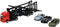 Die-cast Transporter met 4 metalen auto's