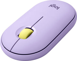 Logitech Pebble M350 - Draadloze Muis - Bluetooth - Stil - Lavender