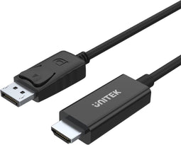 Unitek Y-5118CA - HDMI naar DisplayPort Kabel - 1,8 m - Zwart