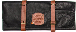 Xapron luxe leren messenmap/ messenfoedraal - In de kleur Utah Black - 5 vakken