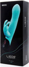 Rabbit vibrator Celeste van Liebe blauwgroen | Voor clitoris en g-spot