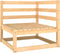 vidaXL - 3-delige - Loungeset - massief - grenenhout