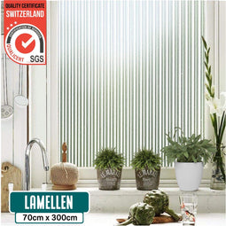 Homewell Raamfolie HR++ 70x300 - Isolerend - Zonwerend - Anti inkijk - Lamellen