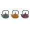 Theepot Home ESPRIT Geel Groen Lila Roestvrij staal Ijzer 300 ml (3 Stuks)