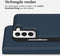 Accezz Samsung Galaxy S22 Plus - Premium Leather 2 in 1 Wallet Book Case - Uitneembare backcover - Donkerblauw