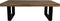 HSM Collection - Salontafel - Mango/Metaal - 130x75x42cm