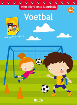 Mijn allereerste kleurblok voetbal