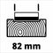 Einhell TE-PL 18/82 Li Solo - Accu Schaafmachine - 82 mm schaafbreedte - 2 mm spaandiepte - Power X-Change