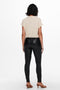 ONLY ONLJESSIE FAUXLEATHER LEGGING OTW NOOS - Imitatieleren broek - Slim fit - Zwart
