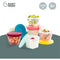 BABYMOOV Babybols Kit M - 6 x 180 ml - Hermetische voorraadpotten