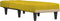 vidaXL - Chaise - longue - fluweel - geel