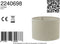 Light & Living Breska - Cilinder Lampenkap - Ø40x30cm - Parel Wit