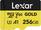 Lexar Professional GOLD - microSDXC UHS-II - 256GB 280MB/s Lezen 100MB/s Schrijven V60