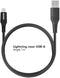 Accezz Lightning naar USB kabel - MFi certificering - 1 meter - Zwart