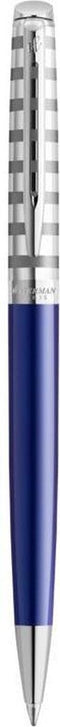 Waterman balpen Hémisphère Deluxe Marine Blue met palladium detail