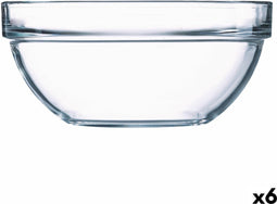 Kom Luminarc Transparant Glas Ø 17 cm (6 Stuks)