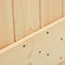 vidaXL - Schuifdeur - met - beslag - 85x210 - cm - massief - grenenhout