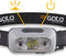 Gato Sports Hoofd/helmlamp - USB - Grijs