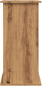 vidaXL - Aquariumstandaard - 81x36x73cm - bewerkt - hout - artisanaal - eikenkleur