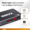 Drivv. HDMI Switch 4K 60Hz - 3 ingangen 1 uitgang - Afstandsbediening - Automatisch schakelen - Zwart