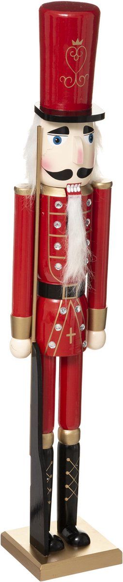 Kerstdecoratie Notenkraker XL 106 CM - Beeld - Kerstmis - Hout