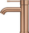 GROHE Essence New - Wastafelkraan - Lage uitloop met trekwaste - Warm Sunset geborsteld (mat brons)