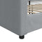 vidaXL - Slaapbank - 90x200 - cm - stof - lichtgrijs