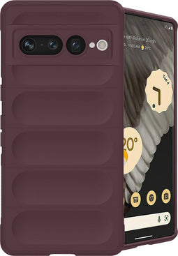 iMoshion Hoesje Geschikt voor Google Pixel 7 Pro Hoesje Siliconen - iMoshion EasyGrip Backcover - Aubergine