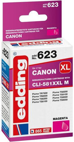 Edding EDD-623 - Inktcartridge - 865 pagina's - Magenta